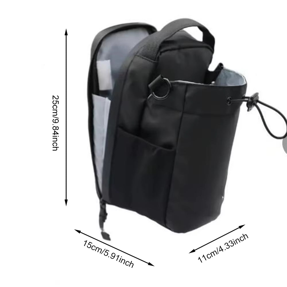 Magnetic Gym Bag Large Capacity Magnetic Carrier Bag Portable Gym Water Bottle Pouch Gym Accessories Organizer